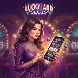 LuckyLand Slots game artwork